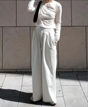 MACHATT 맨투맨 와이드 팬츠 팬츠