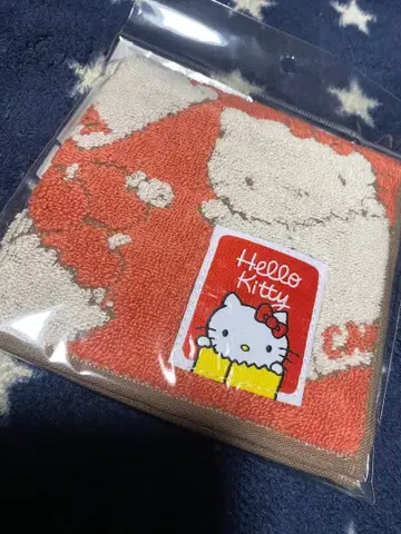 헬로키티전 한정판 타월 손수건 새상품