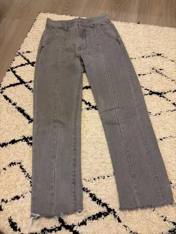 [새상품급] 그레이 스트레이트 데님 팬츠 데님 청바지 청바지