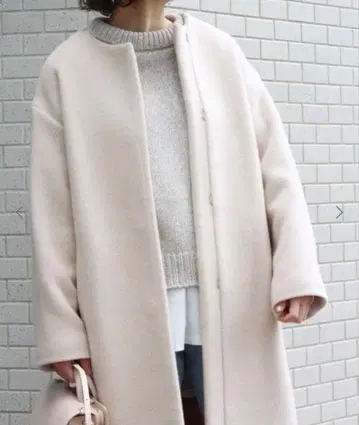 이에나 램스울 롱 코트 36