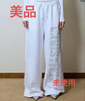 LUVISTRUE GT LOGO SWEATPANTS(WHITE)