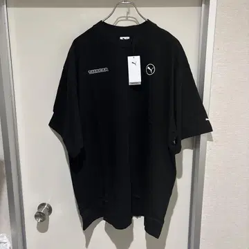 PUMA 탕그램 블랙 오버 사이즈 T셔츠 XXL 사이즈