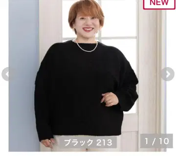 시마무라 keiko 별 패턴 니트 풀오버