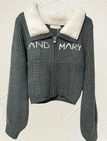 ANDMARY 니트 스웨터 그레이