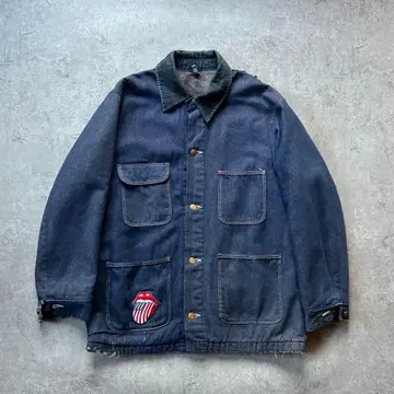 70s 랭글러 커버올 USA제 담요 포함 40 다크 네이비