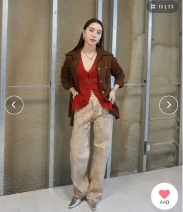 Ameri FOIL STRAIGHT COLOR DENIM