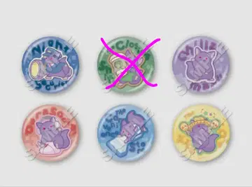 치라즈아트 팝업 캔뱃지 5종