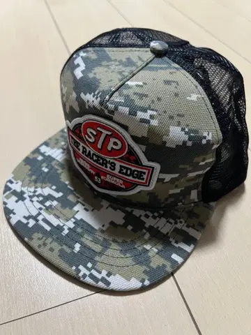 STP 레이싱 오일 USA 메쉬 캡 나가세 토모야 디지털 카모