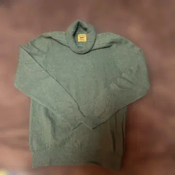 gim 남성용 니트 터틀넥 카키