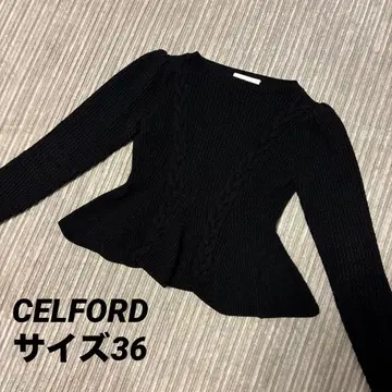 CELFORD 페플럼 니트