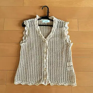 pierre cardin 시스루 니트 베스트 M 사이즈