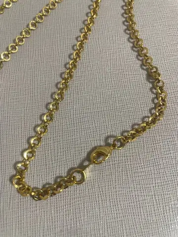 투 롤랜드 골드 체인 목걸이