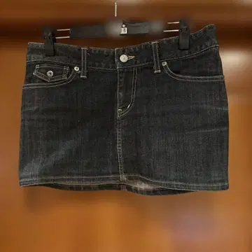 Snarlextra 다크 데님 타이트 스커트 38