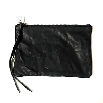 가죽 파우치 블랙