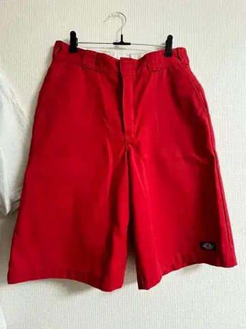 Dickies 팬츠 빨간색 사이즈:32