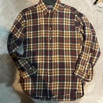 70s Pendleton 울 플란넬 셔츠 긴팔 체크