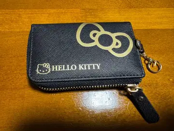 HELLO KITTY 블랙 데님풍 키케이스