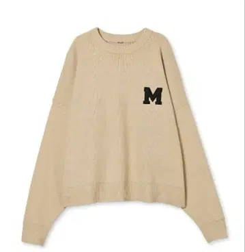 Mila Owen 트레이너처럼 보이는 니트 베이지