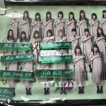 케야키자카46 쿠지 태피스트리 아크릴 키링 은퇴품