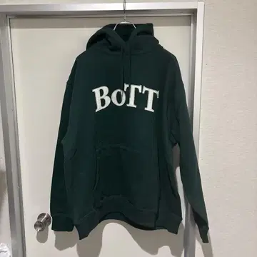 BOTT 자수 로고 다크 그린 후드티 XL 사이즈