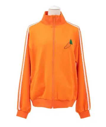 오렌지 집업 저리 당근 자수 사이즈 1 punyus