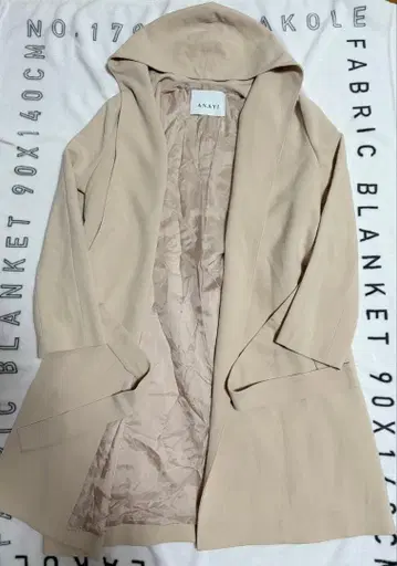 ANAYI 베이지 롱 코트 사이즈 38