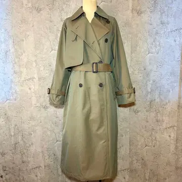 CITY 하이카운트 코튼 심 트렌치코트