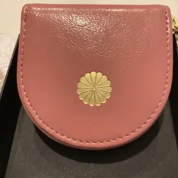 [ 황궁 한정판 ] 벚꽃 핑크 말발굽형 코인 케이스 벚꽃색 복숭아색 지갑