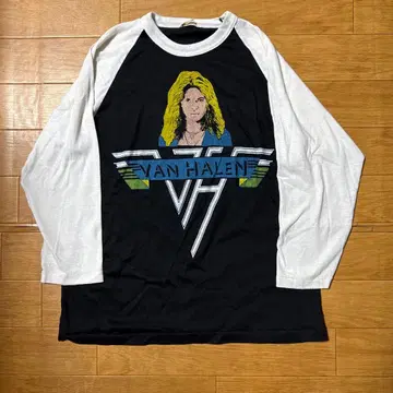80s Van Halen 래글런 t셔츠