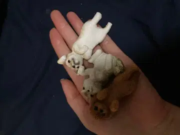 동물 피규어 3개 세트