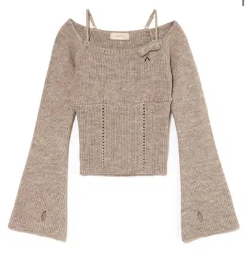 Baby ribbon knit tops brown andmary