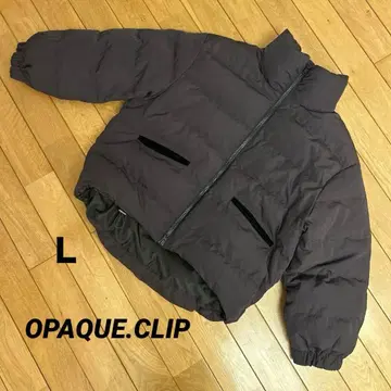 [ 새상품급 ] 오파크 클립 뮐러 다운 코트 다크 그레이 800FP