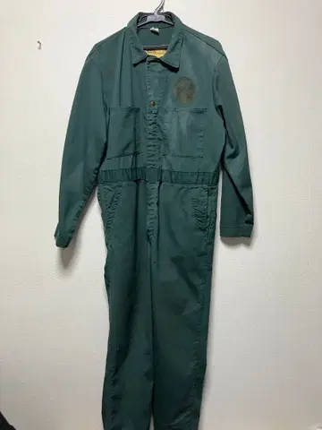리 오버롤 작업복 그린