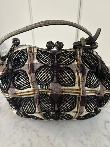 JAMIN PUECH 꽃무늬 자수 핸드백