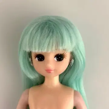 리카짱 인형 민트 그린 머리