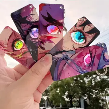 아크릴 키링 애니메이션 캐릭터 눈 디자인