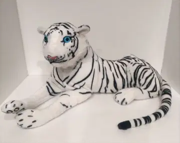 화이트 타이거 리얼 BIG 봉제 인형 피넛클럽