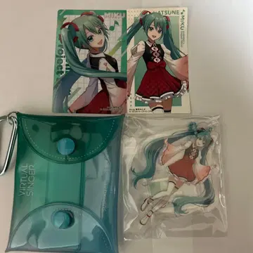 프로세카 스시로 하츠네 미쿠 아크릴 스탠드 멀티 파우치 카드 스티커 미쿠