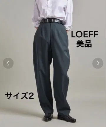 [새상품급] LOEFF 울 본탄 팬츠