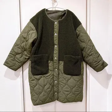 HANERU COMPANY LIMITED 퀼팅 자켓 카키