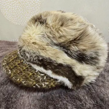 CA4LA 구매 인조 모피 헌팅 캡 미사용