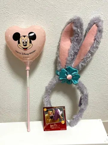 디즈니 벌룬 머리띠 메시지 카드 세트