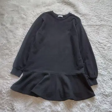 Darich 다리치 맨투맨 프릴 미니 원피스 트레이닝복 로고 자수