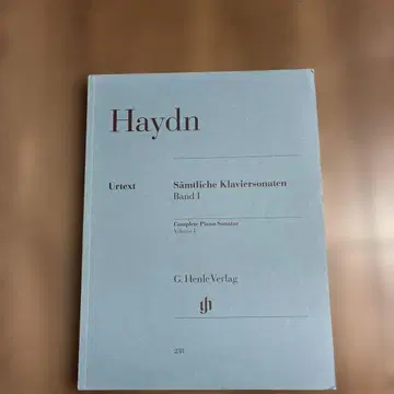 HAIDN/피아노 소나타 제1권 HENLE [원전판]