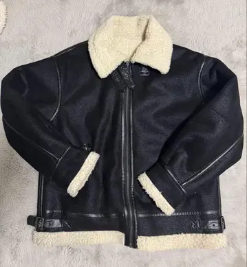 RiLi Tokyo 인조 가죽 보아 자켓