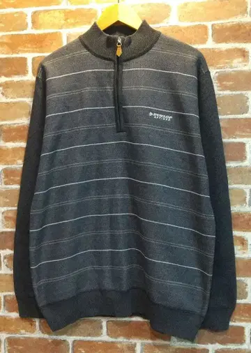 DUNLOP REFINED 하프 지퍼 스웨터