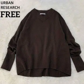 어반 리서치 울 캐시미어 V넥 니트 스웨터 풀오버