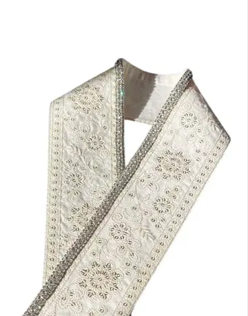 성인식 더블 카라 프릴 스팽글 큐빅 비쥬 반짝이