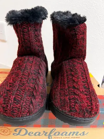 Dearfoams 어그 부츠 S 사이즈 빨검