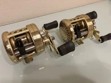 2대 세트! 시마노 카르캇타 101XT 베이트 릴, 작동 양호